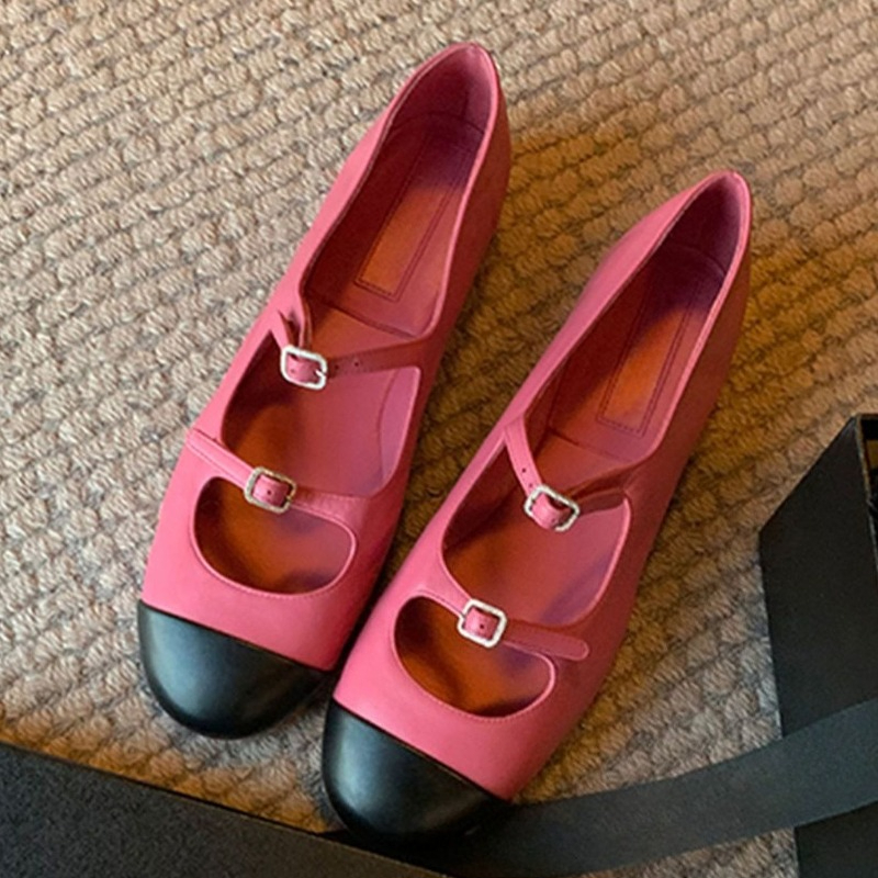 Women'S Fashion Shoes - أنيقة ماري جين أحذية النساء حزام