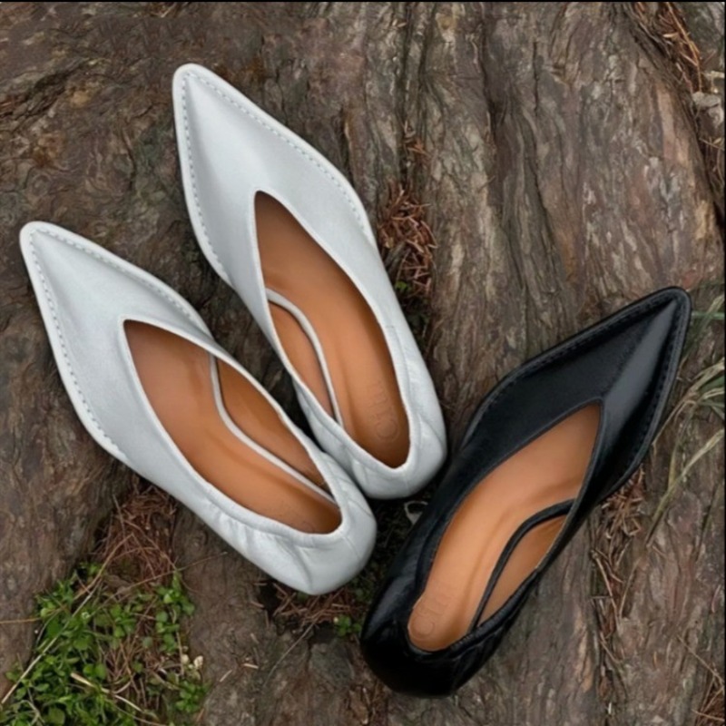 Women'S Fashion Shoes - حذاء فردي جديد بمقدمة مدببة لعام