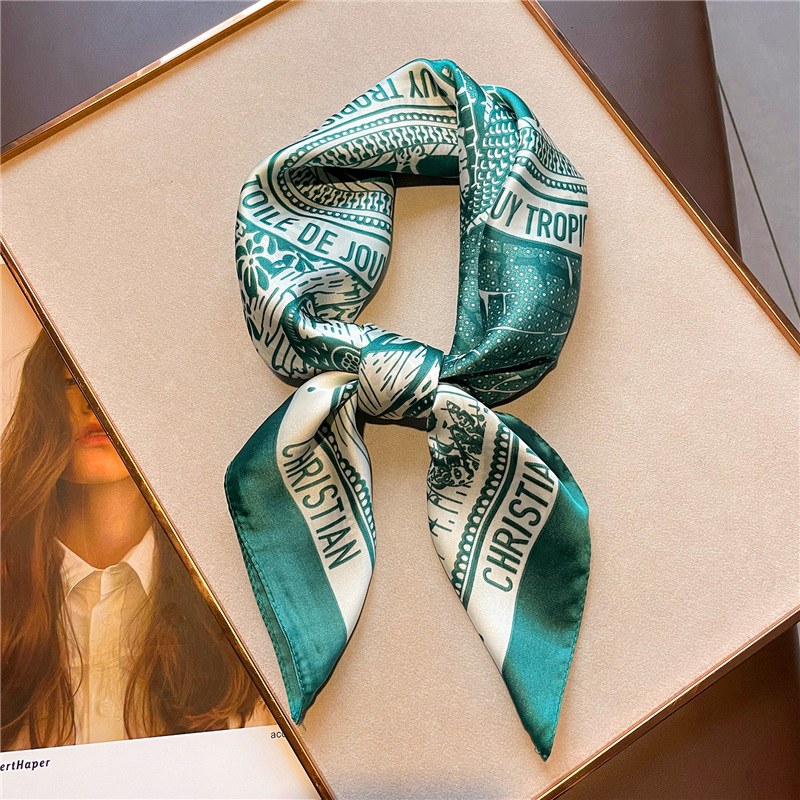 Women Fashion Necktie - إلكتروني الطباعة الحرير الحرير منديل المرأة