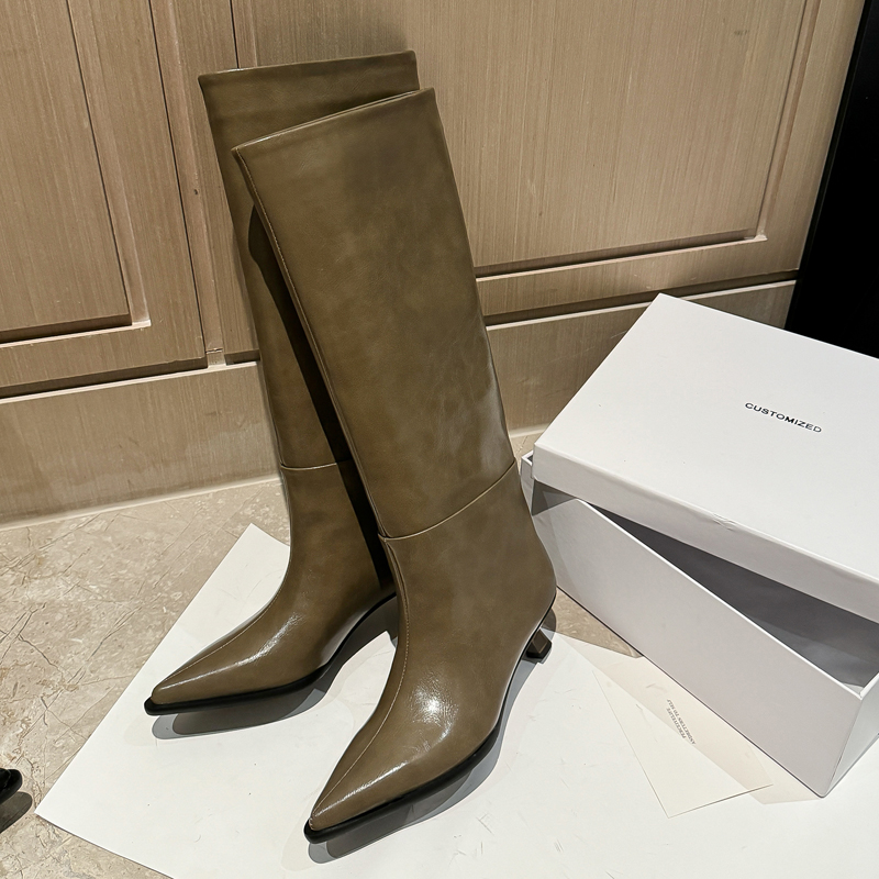 QUTAA موضة أخبار النساء حذاء ب - مراجعة Women'S Fashion Knee High Boots وسعره