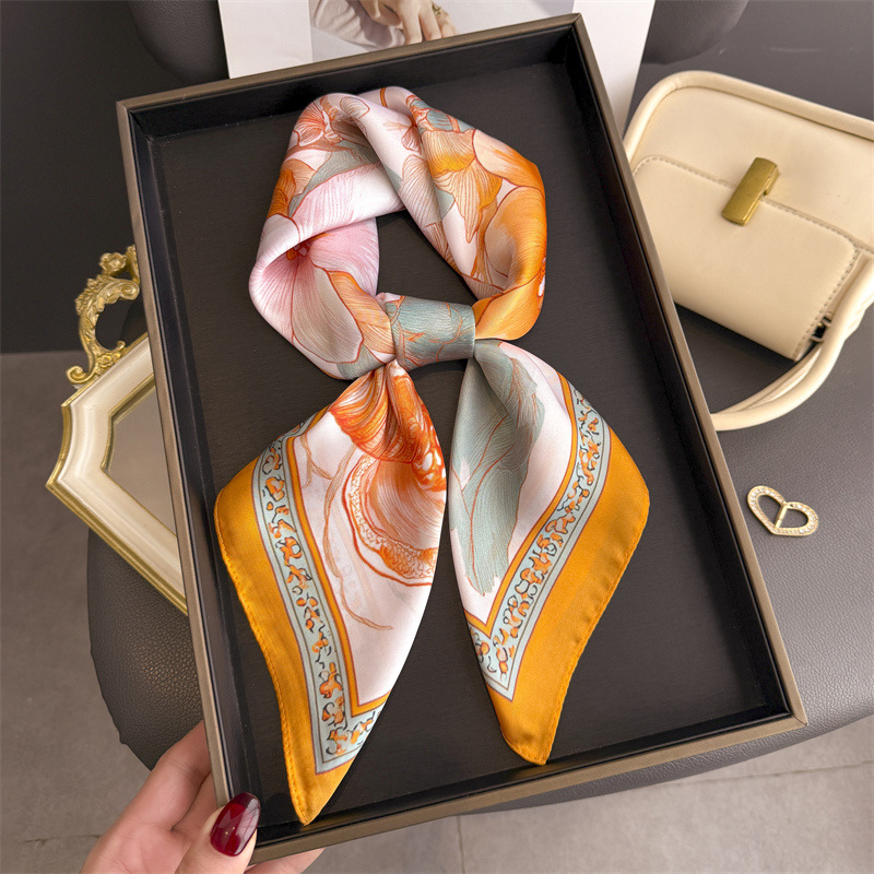2026 جديد الأزهار طباعة الحجاب - مراجعة Women Fashion Necktie وسعره