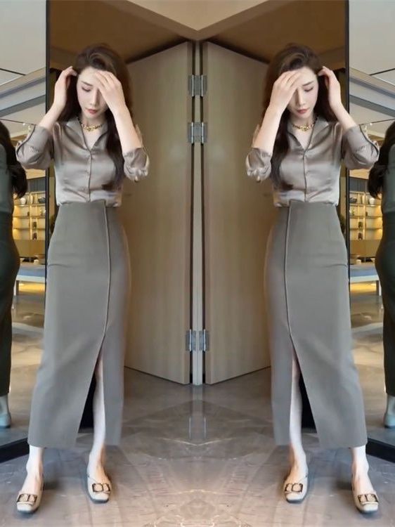 طقم أنيق من قطعتين: بلوزة ساتا - مراجعة Women Fashion Over The Years وسعره