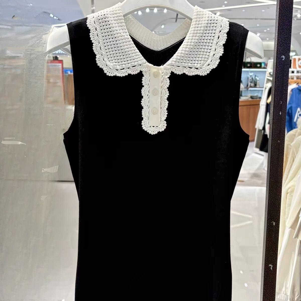 سترة نسائية محبوكة بياقة للجول - مراجعة Women'S Fashion Vest Tops وسعره