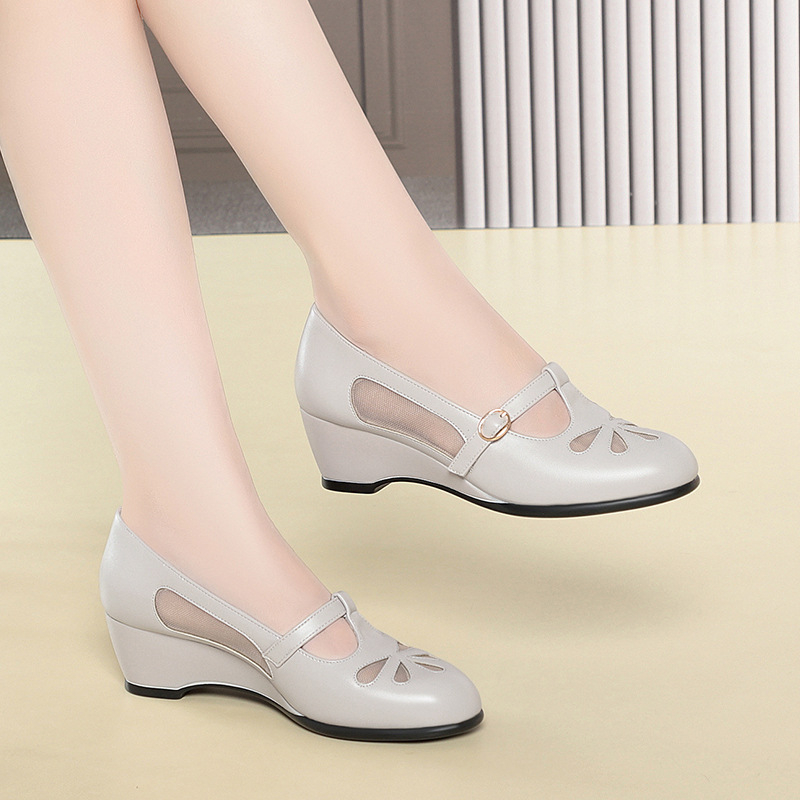أحذية نسائية صيفية بكعب ويدج ش - مراجعة Women'S Fashion Shoes وسعره