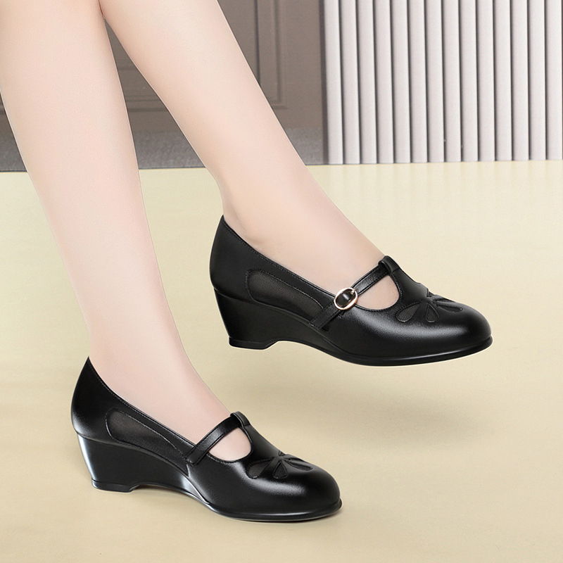 أحذية نسائية صيفية بكعب ويدج ش - مراجعة Women'S Fashion Shoes وسعره