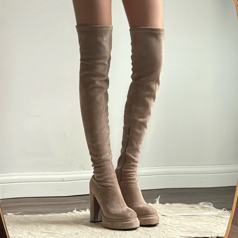 أحذية نسائية طويلة فوق الركبة  - مراجعة Women'S Fashion Knee High Boots وسعره