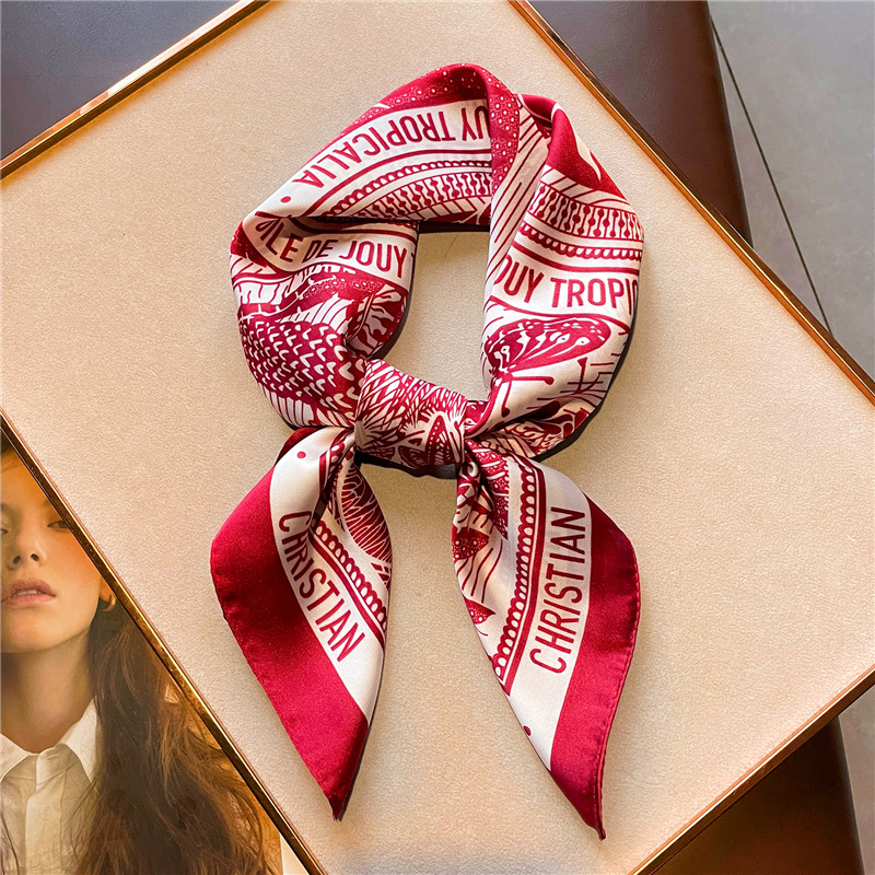 إلكتروني الطباعة الحرير الحرير - مراجعة Women Fashion Necktie وسعره