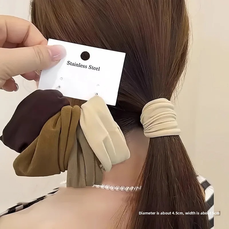 4 قطع من ربطات الشعر المرنة ال - مراجعة Women'S Fashion Korea وسعره