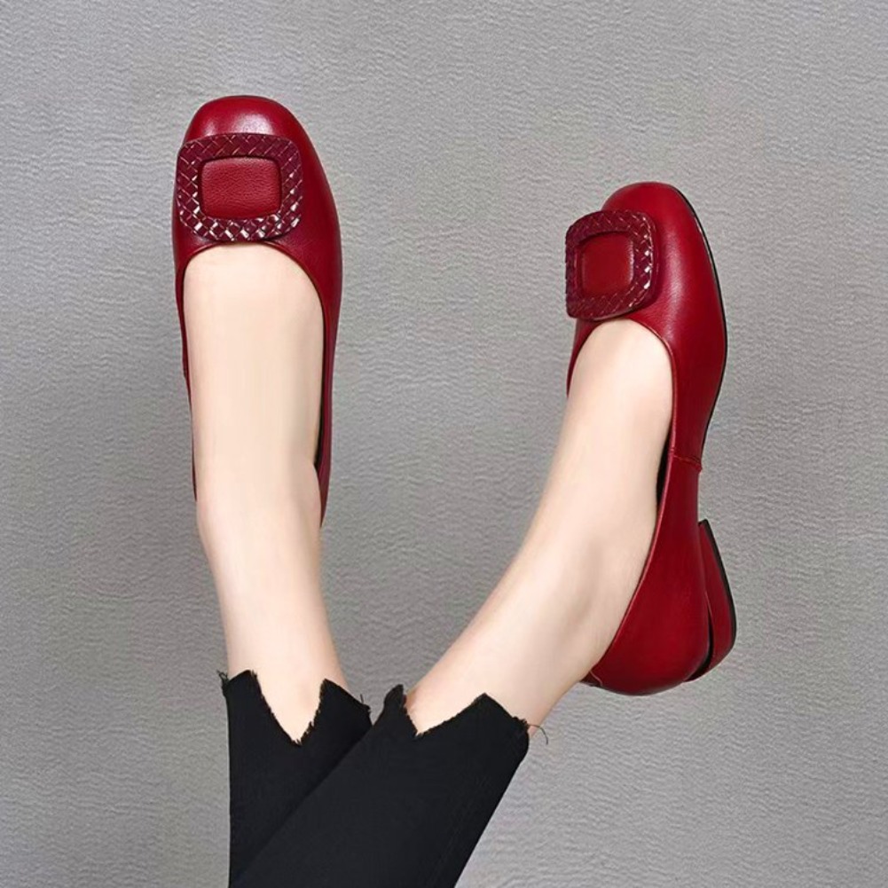 حذاء نسائي من الجلد الناعم بنع - مراجعة Women'S Fashion Shoes وسعره