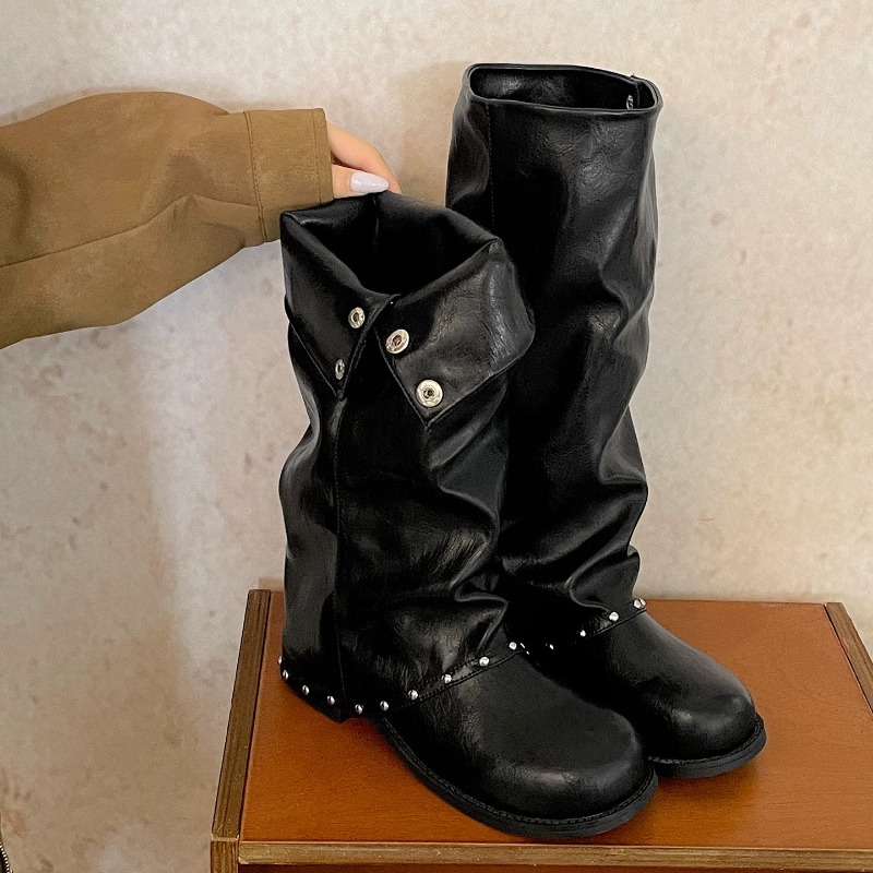 أحذية طويلة نسائية بتصميم أنبو - مراجعة Women'S Fashion Knee High Boots وسعره